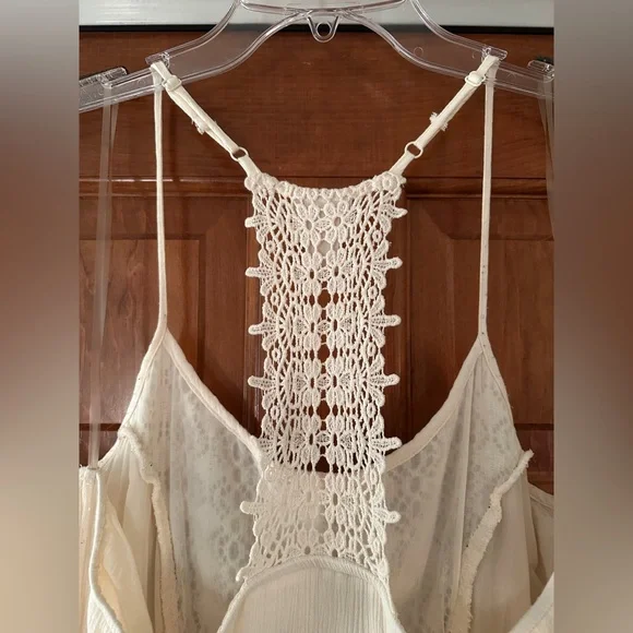 Mossimo Supply Co. Cream Crochet Dress - Picture 9 of 9